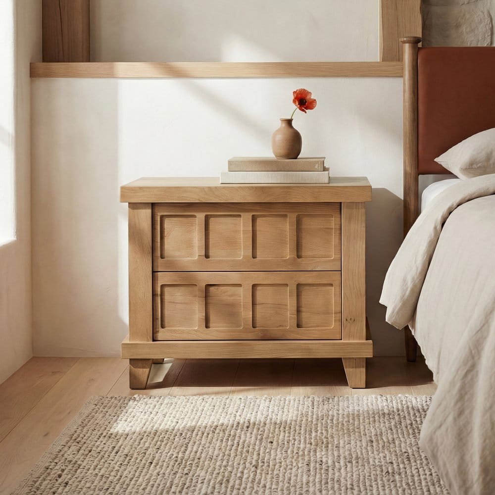Moes Home - Enya Nightstand Natural Oak - BB-1056-24 view 11