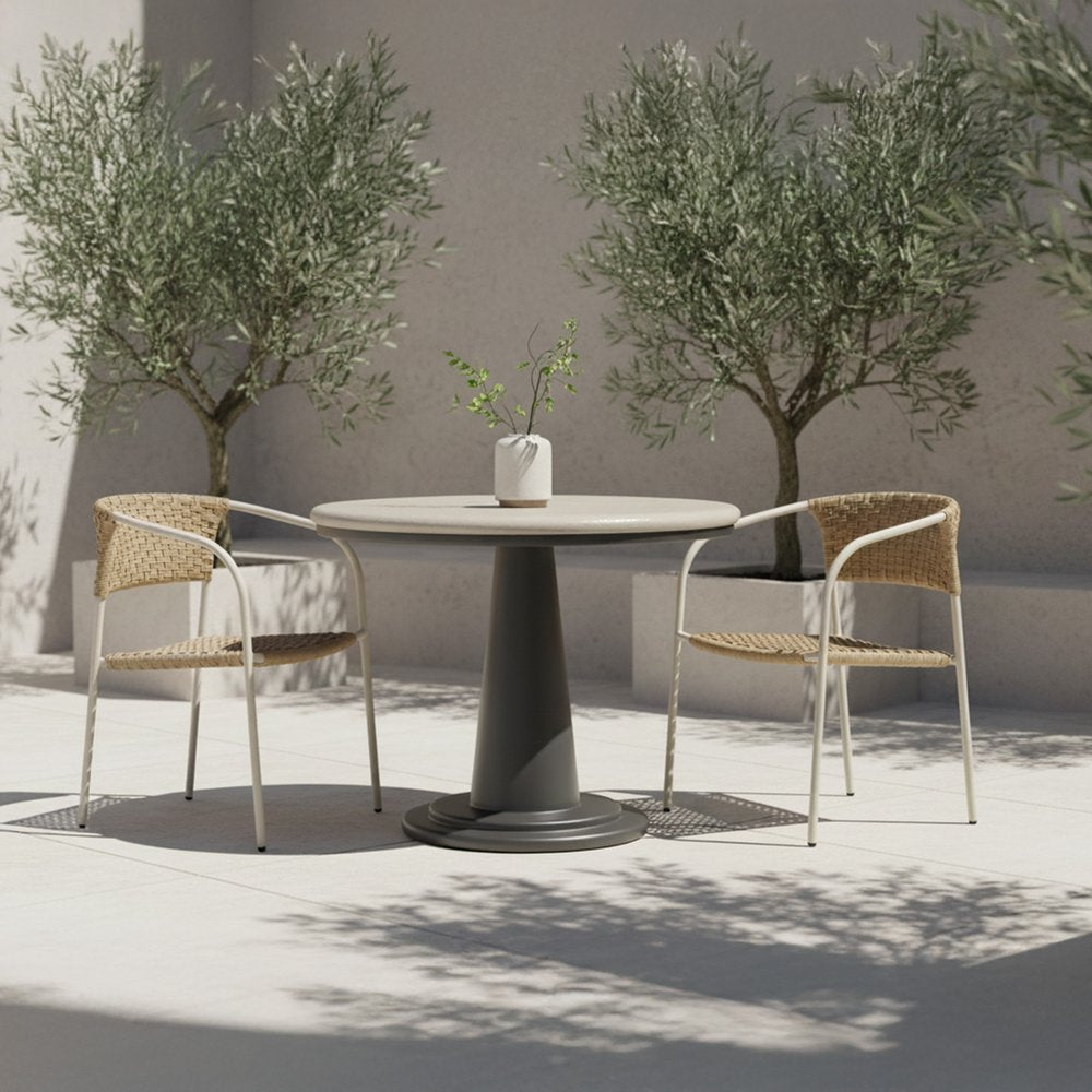 Moes Home - Esme Outdoor Cafe Table Cream - SC-1005-05-0 view 5
