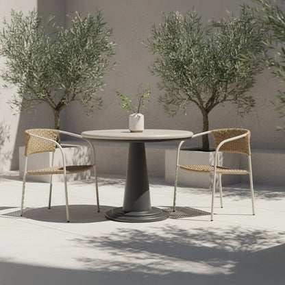 Moes Home - Esme Outdoor Cafe Table Cream - SC-1005-05-0 view 5