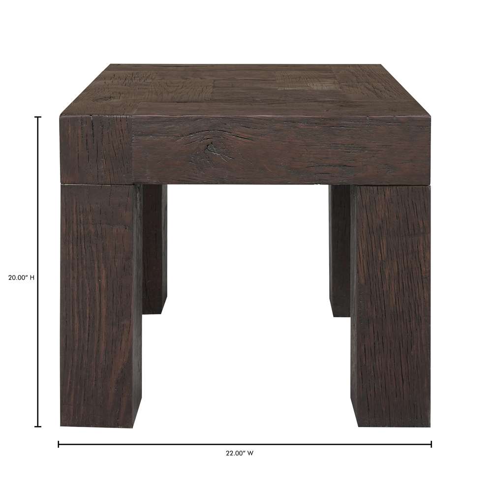 Moes Home - Evander Side Table Rustic Brown - VL-1059-03 veiw 5