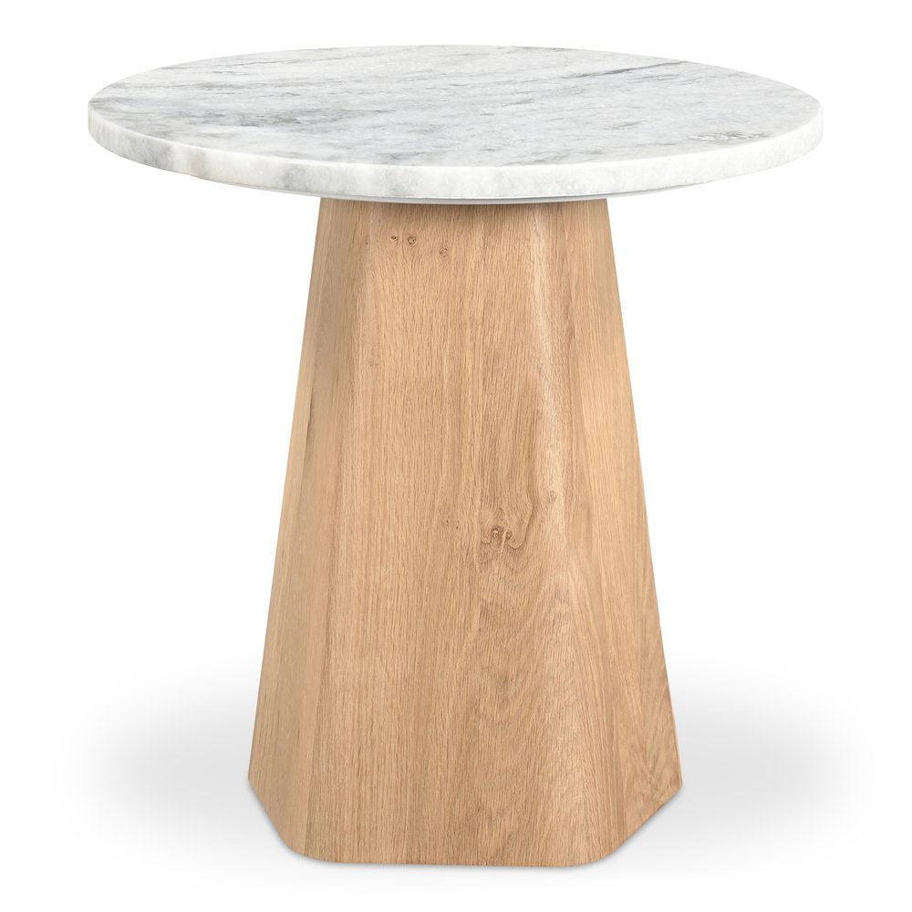 Moes Home - Evelyn Accent Table Ashen Grey Matrix Marble - JD-1091-18-0 view 1