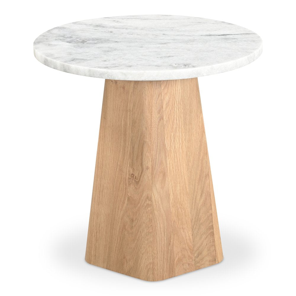 Moes Home - Evelyn Accent Table Ashen Grey Matrix Marble - JD-1091-18-0 view 3