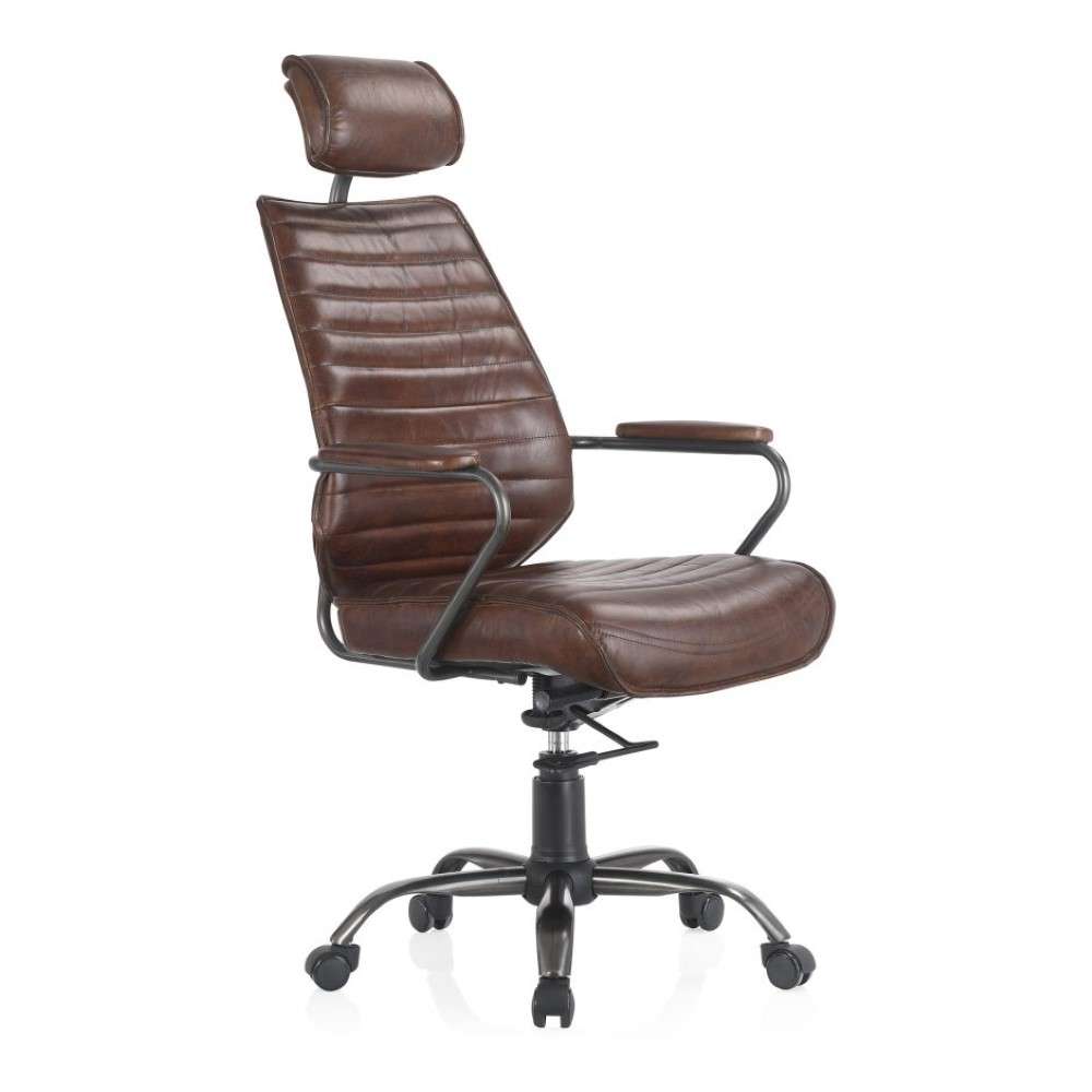 Moes Home - Executive Office Chair in Brown - PK-1081-20 veiw 1
