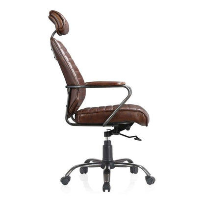 Moes Home - Executive Office Chair in Brown - PK-1081-20 veiw 3