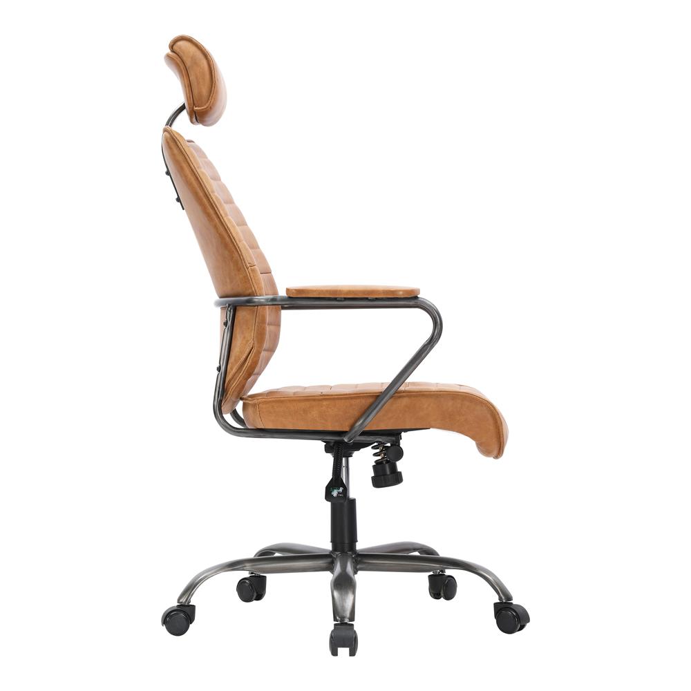 Moes Home - Executive Office Chair Cognac - PK-1081-23 veiw 3