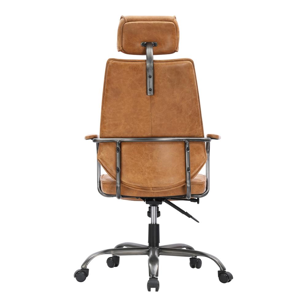 Moes Home - Executive Office Chair Cognac - PK-1081-23 veiw 4