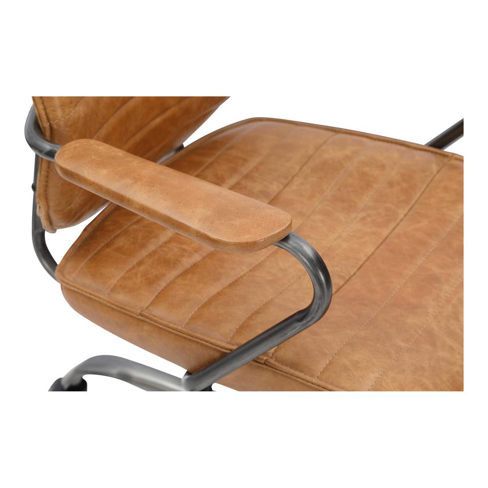 Moes Home - Executive Office Chair Cognac - PK-1081-23 veiw 6