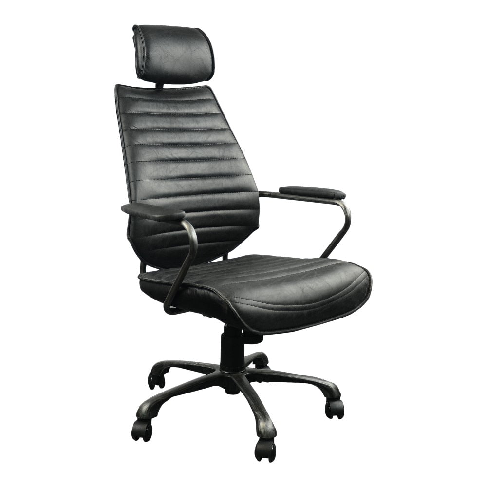 Moes Home - Executive Office Chair in Black - PK-1081-02 veiw 2