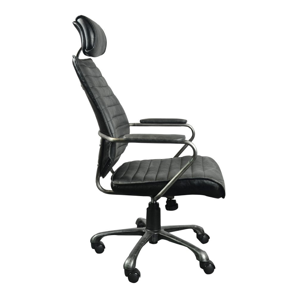 Moes Home - Executive Office Chair in Black - PK-1081-02 veiw 3