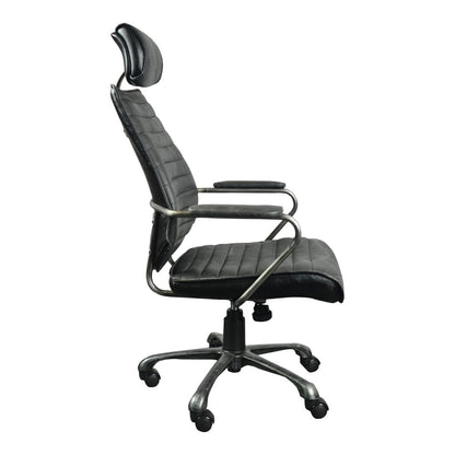Moes Home - Executive Office Chair in Black - PK-1081-02 veiw 3