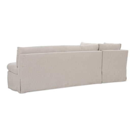 Moes Home - Fable Slipcover Dining Banquette L-Shape Beige 100.5 in. - OA-1068-34 view 2