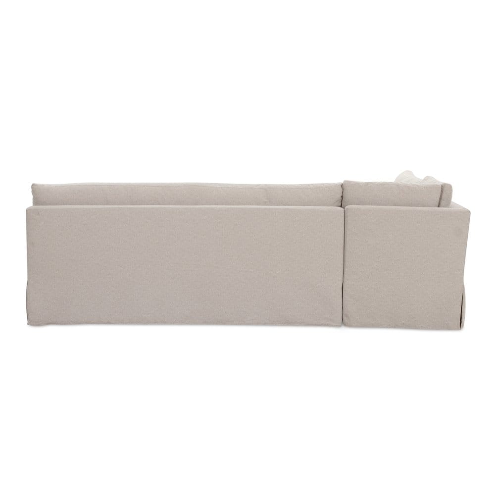 Moes Home - Fable Slipcover Dining Banquette L-Shape Beige 100.5 in. - OA-1068-34 view 4