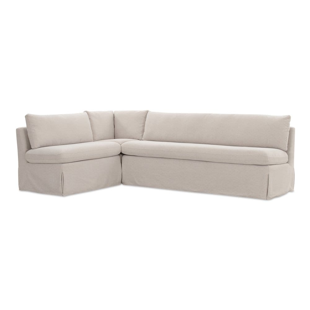 Moes Home - Fable Slipcover Dining Banquette L-Shape Beige 100.5 in. - OA-1068-34 view 5