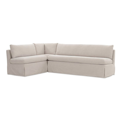 Moes Home - Fable Slipcover Dining Banquette L-Shape Beige 100.5 in. - OA-1068-34 view 5