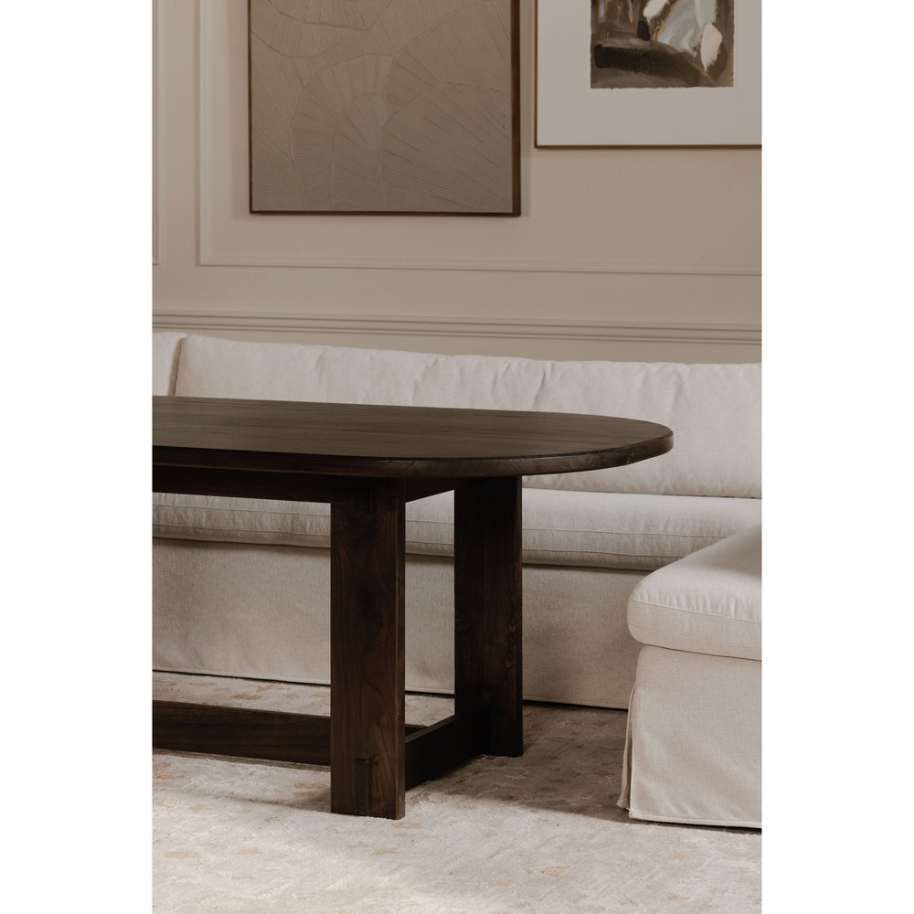 Moes Home - Fable Slipcover Dining Banquette L-Shape Beige 139.5 in. - OA-1070-34 view 9