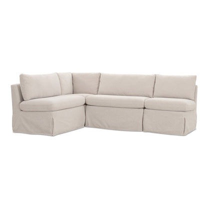 Moes Home - Fable Slipcover Dining Banquette L-Shape Beige 96 in. - OA-1067-34 view 5