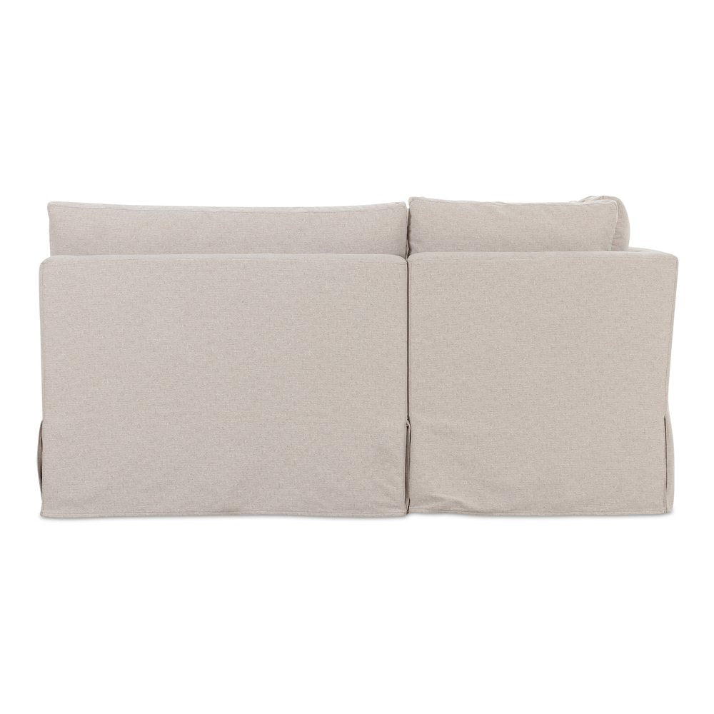 Moes Home - Fable Slipcover Dining Banquette U-Shape Beige 121 in. - OA-1071-34 view 3