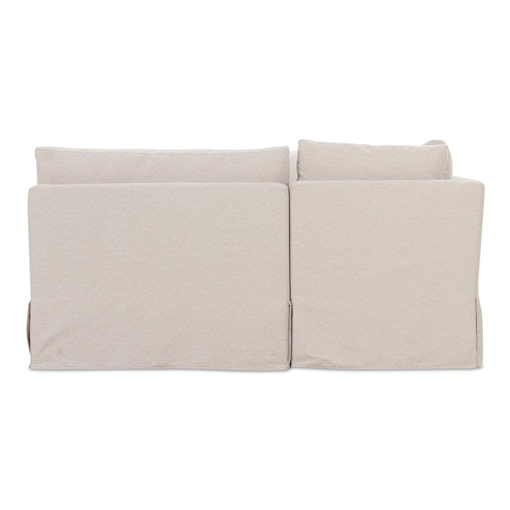 Moes Home - Fable Slipcover Dining Banquette U-Shape Beige 129 in. - OA-1072-34 view 3