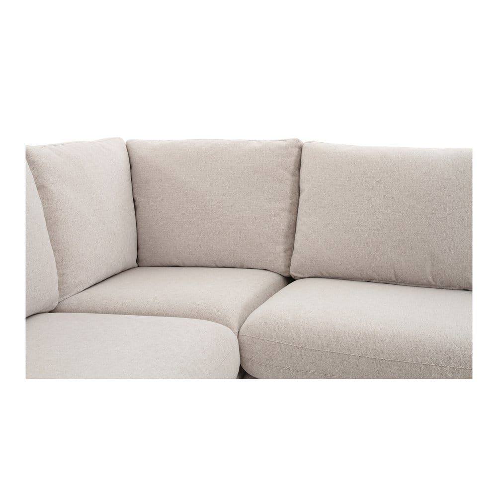 Moes Home - Fable Slipcover Dining Banquette U-Shape Beige 154 in. - OA-1073-34 view 6