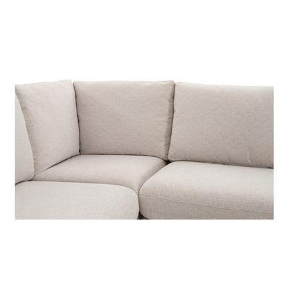 Moes Home - Fable Slipcover Dining Banquette U-Shape Beige 168 in. - OA-1066-34 view 6