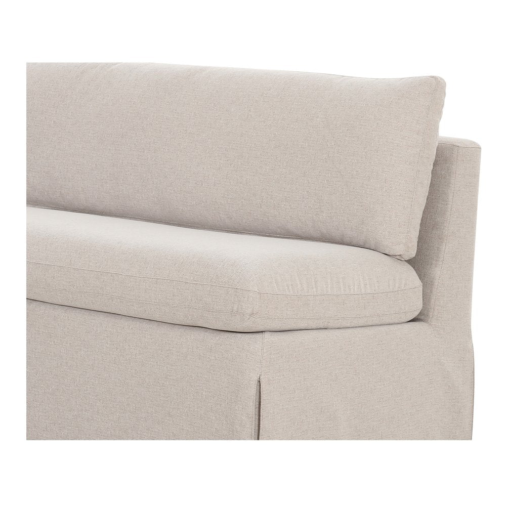 Moes Home - Fable Slipcover Dining Bench Beige - OA-1052-34 view 6