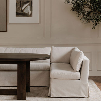 Moes Home - Fable Slipcover Dining Bench Beige - OA-1052-34 view 9