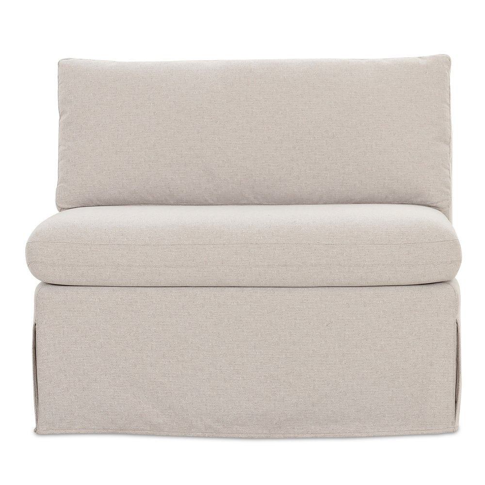 Moes Home - Fable Slipcover Dining Chair and Half Beige - OA-1054-34 view 2