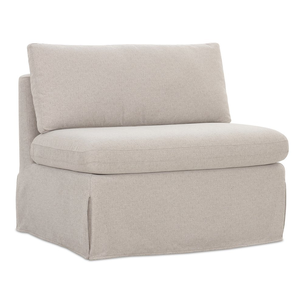 Moes Home - Fable Slipcover Dining Chair and Half Beige - OA-1054-34 view 3
