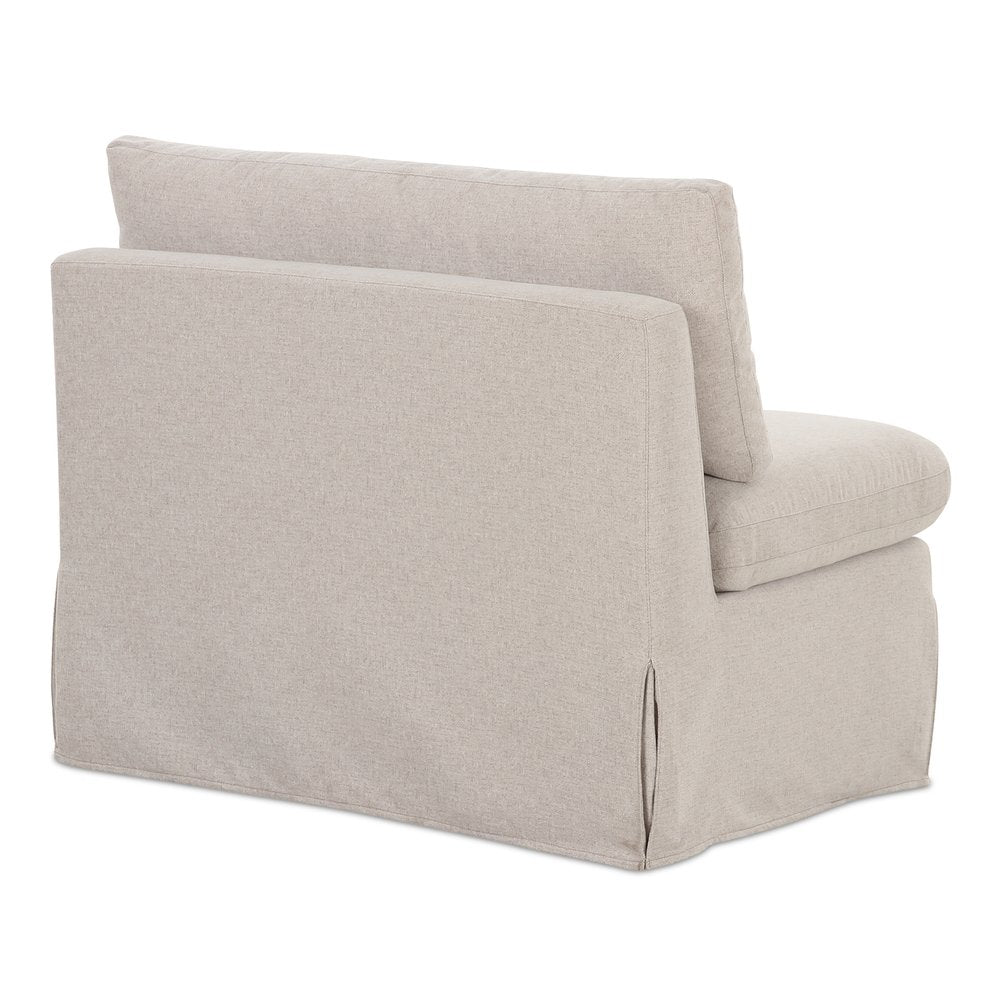 Moes Home - Fable Slipcover Dining Chair and Half Beige - OA-1054-34 view 5