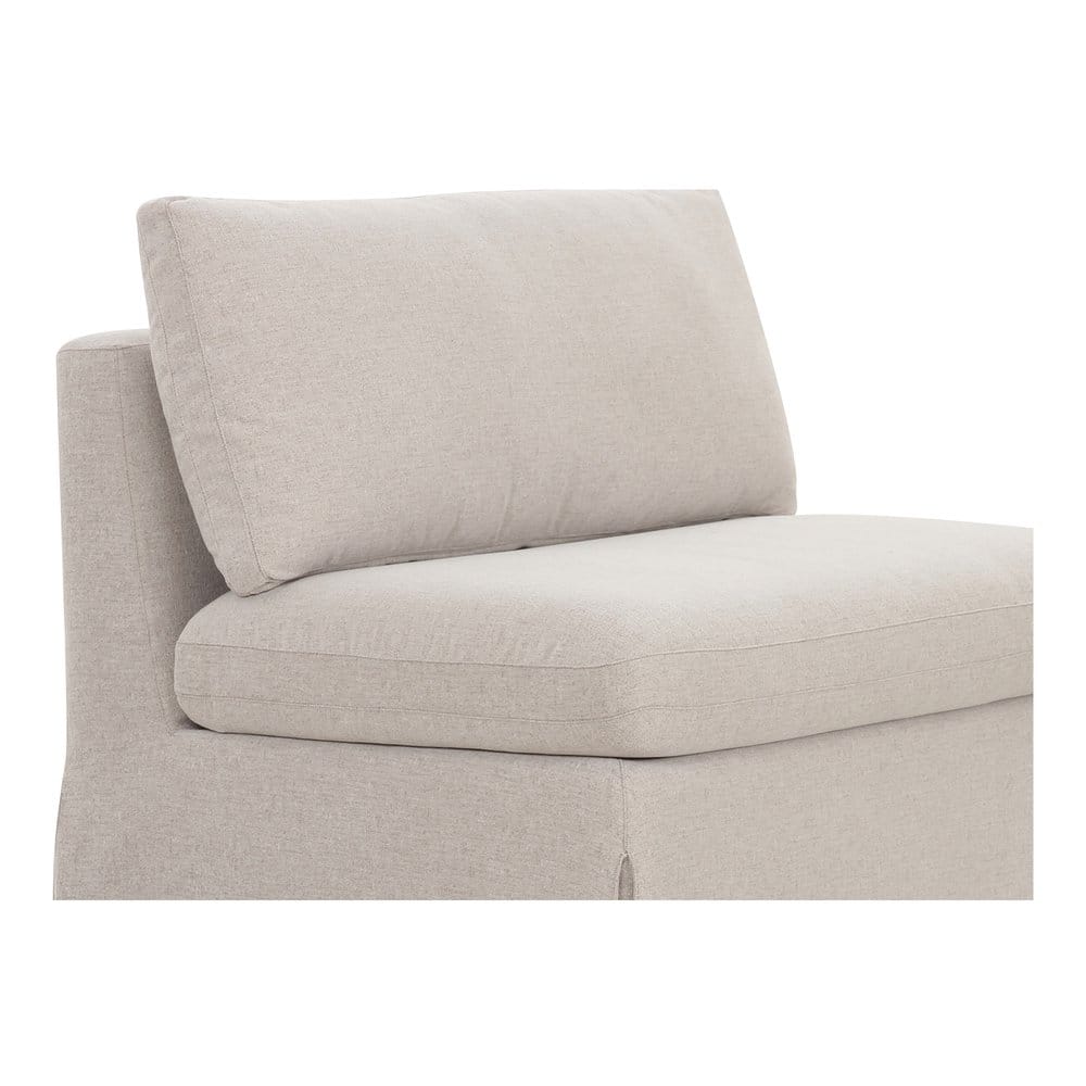 Moes Home - Fable Slipcover Dining Chair and Half Beige - OA-1054-34 view 6