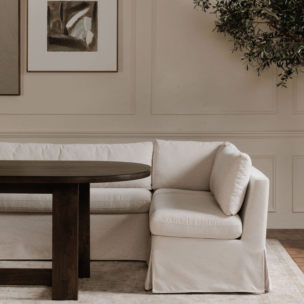 Moes Home - Fable Slipcover Dining Chair and Half Beige - OA-1054-34 view 9