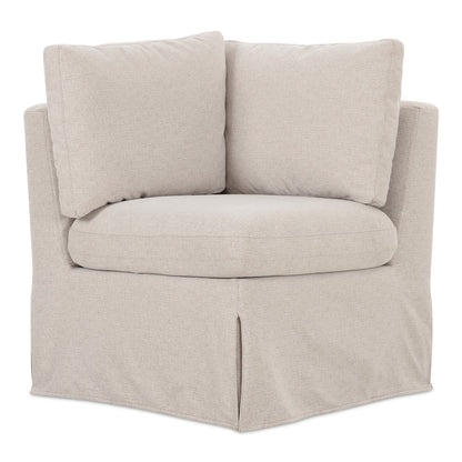 Moes Home - Fable Slipcover Dining Corner Chair Beige - OA-1055-34 view 1
