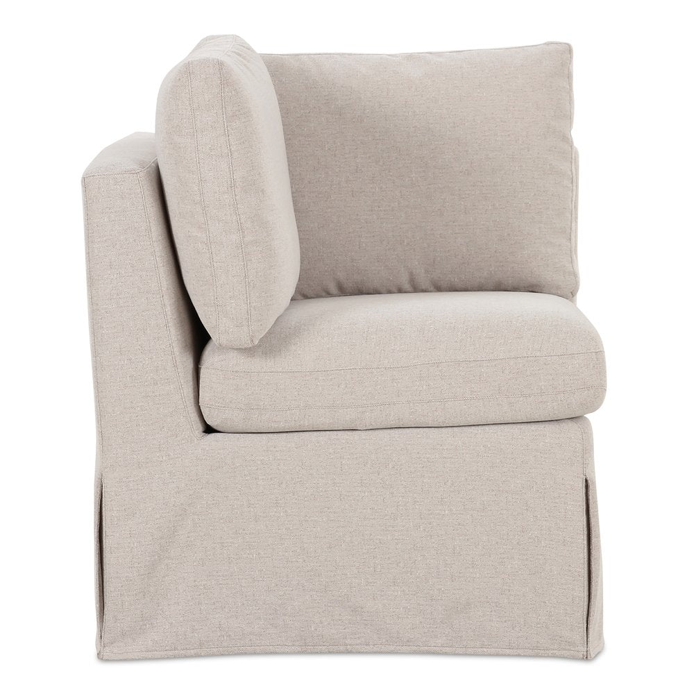 Moes Home - Fable Slipcover Dining Corner Chair Beige - OA-1055-34 view 4