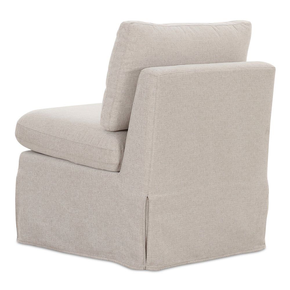 Moes Home - Fable Slipcover Dining Slipper Chair Beige - OA-1053-34 view 3