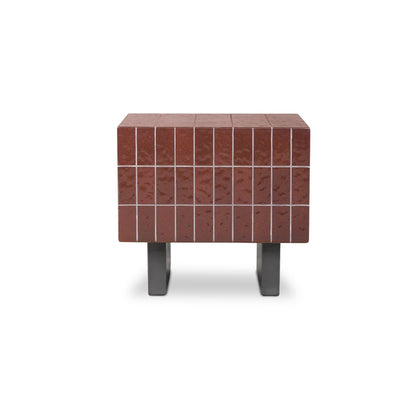 Moes Home - Farren Outdoor Side Table Brown - SC-1007-03 view 2