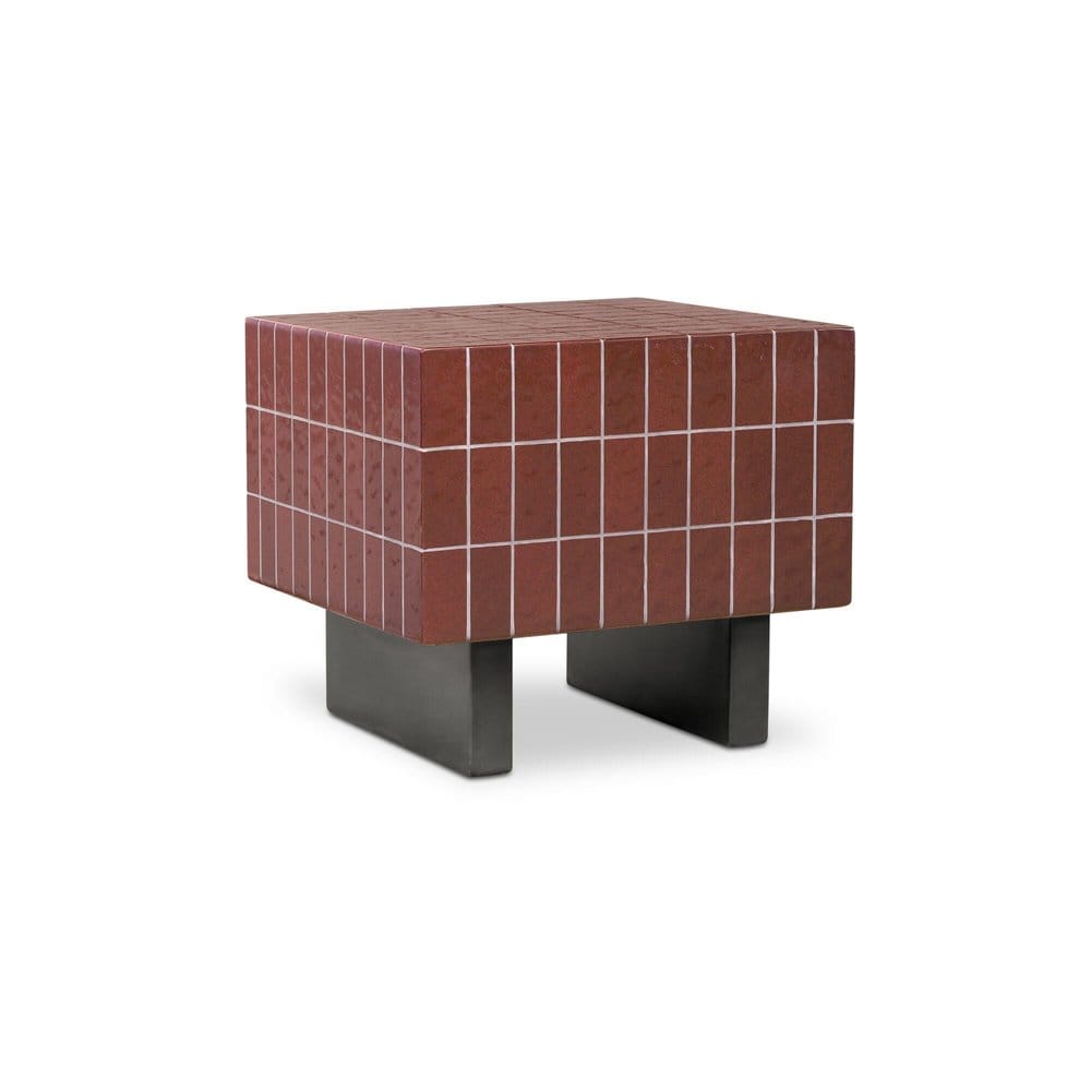 Moes Home - Farren Outdoor Side Table Brown - SC-1007-03 view 3