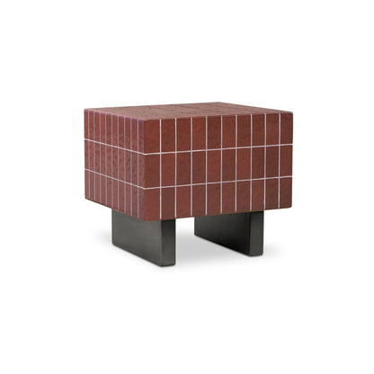Moes Home - Farren Outdoor Side Table Brown - SC-1007-03 view 3