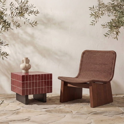 Moes Home - Farren Outdoor Side Table Brown - SC-1007-03 view 7