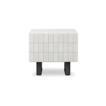 Moes Home - Farren Outdoor Side Table Cream - SC-1007-05 view 2
