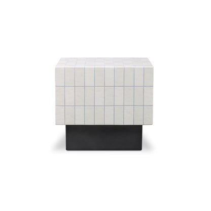 Moes Home - Farren Outdoor Side Table Cream - SC-1007-05 view 4