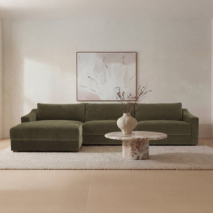 Moes Home - Farrow Sectional Cedar Green Left - FO-1058-27-L-0 view 8