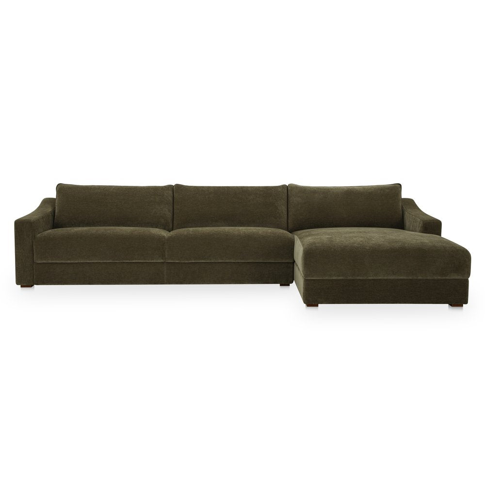 Moes Home - Farrow Sectional Cedar Green Right - FO-1058-27-R-0 view 1