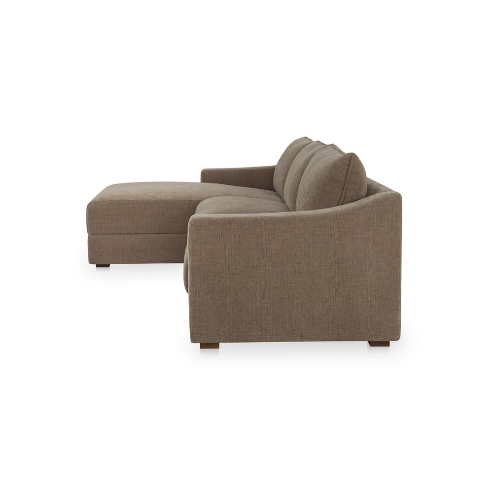 Moes Home - Farrow Sectional Taupe Left - FO-1058-39-L-0 view 3