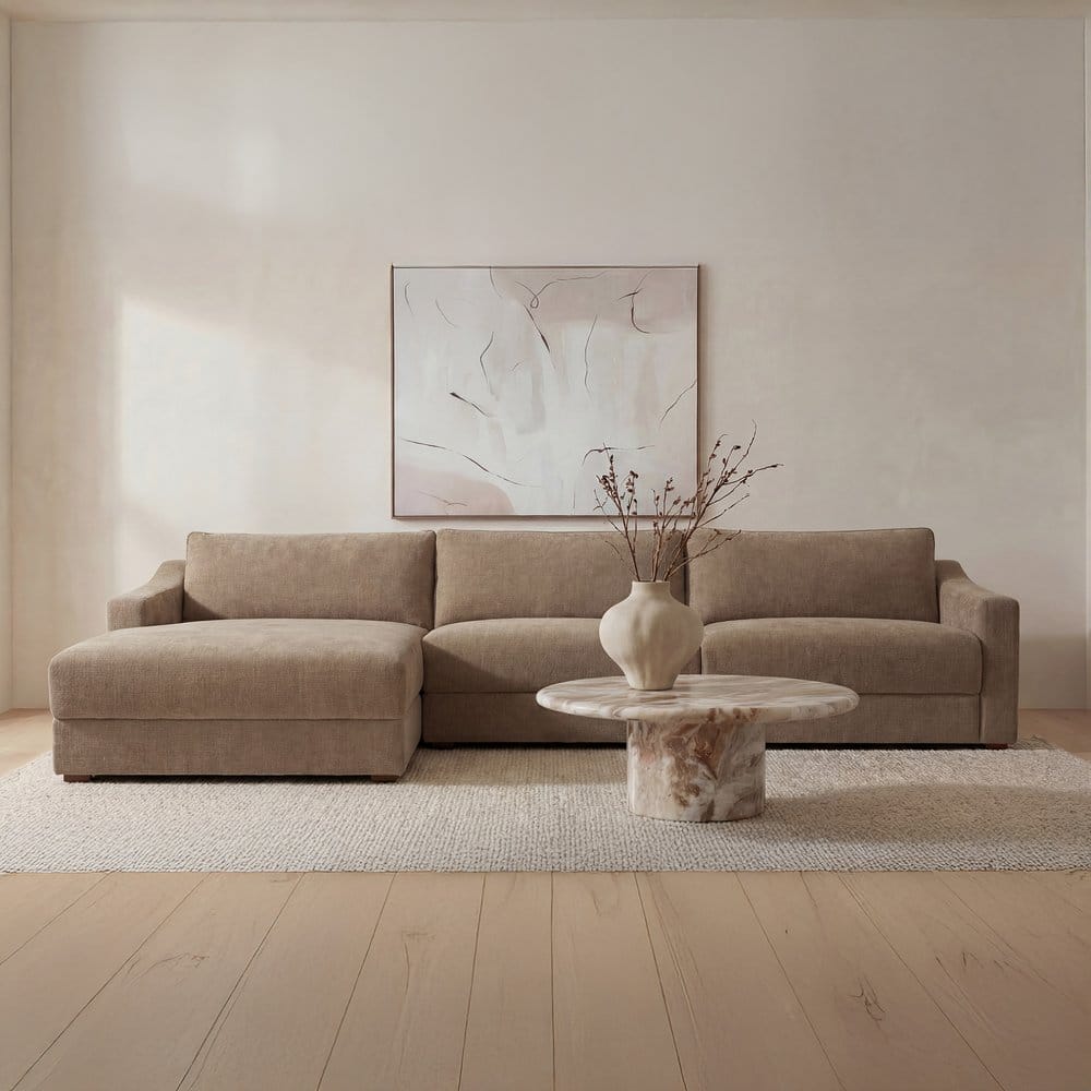 Moes Home - Farrow Sectional Taupe Left - FO-1058-39-L-0 view 8