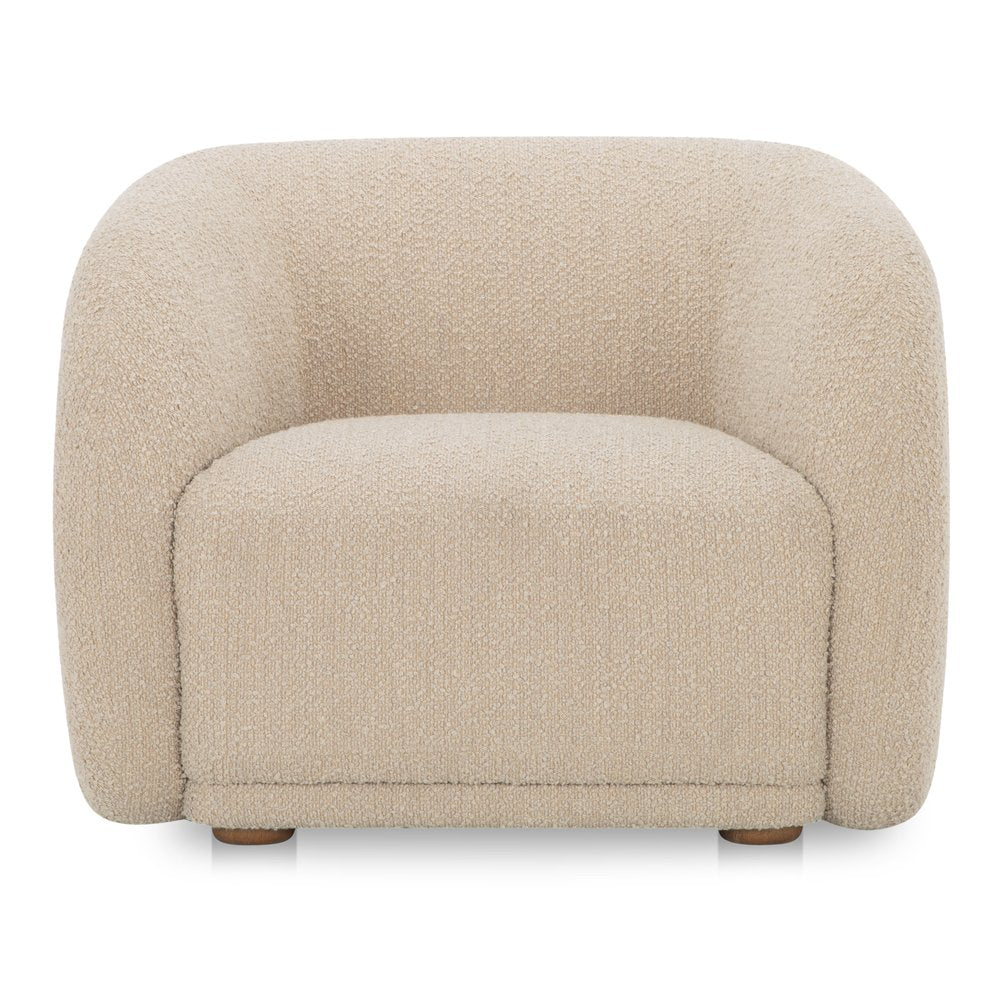 Moes Home - Faye Accent Chair Beige Boucle - FO-1028-34 view 1