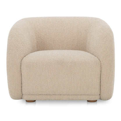 Moes Home - Faye Accent Chair Beige Boucle - FO-1028-34 view 1