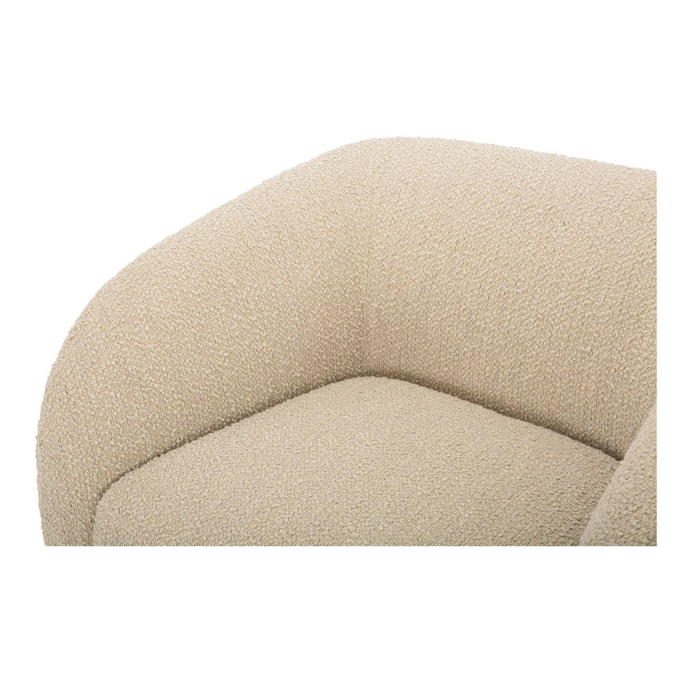 Moes Home - Faye Accent Chair Beige Boucle - FO-1028-34 view 6
