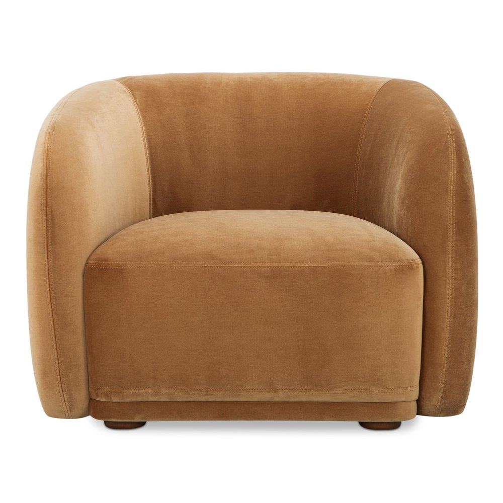 Moes Home - Faye Accent Chair Tan Faux Mohair - FO-1028-40 view 1