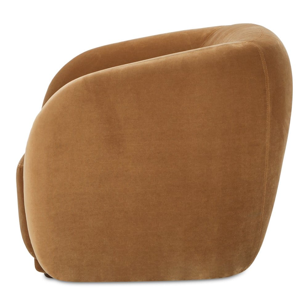 Moes Home - Faye Accent Chair Tan Faux Mohair - FO-1028-40 view 3