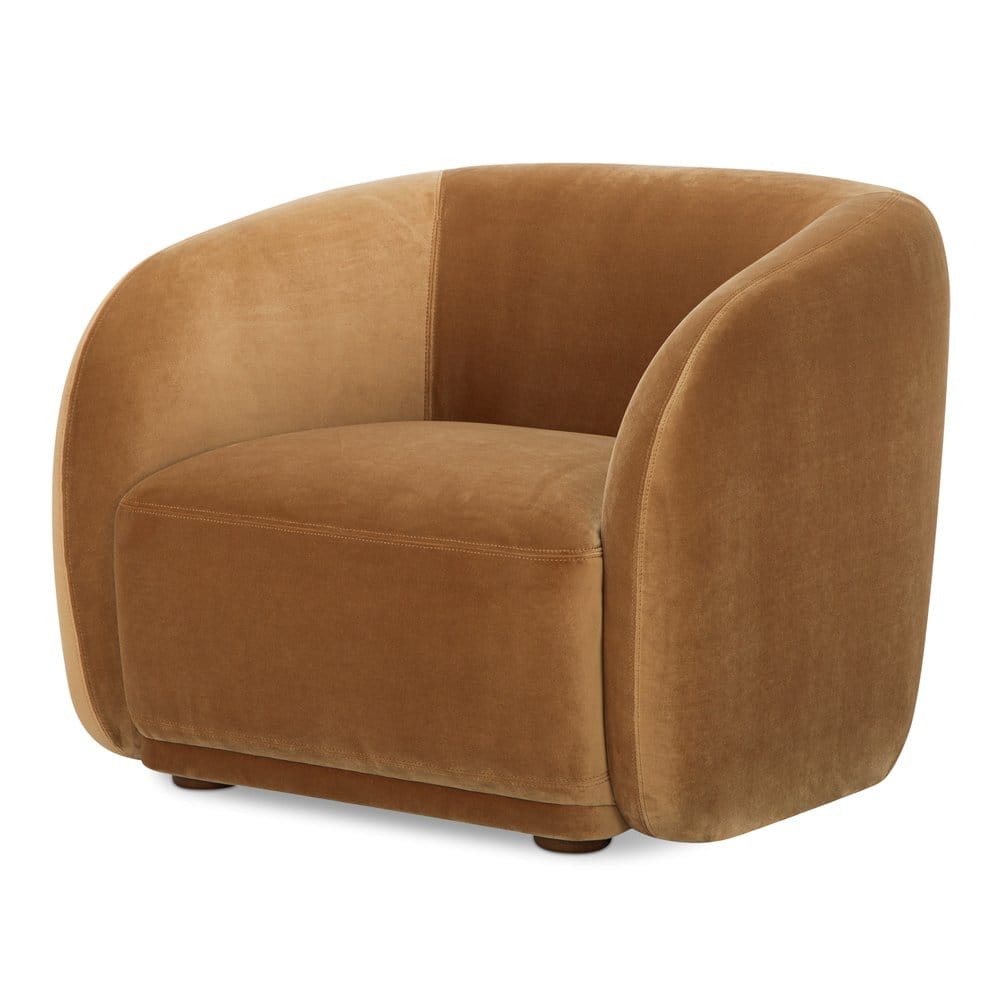 Moes Home - Faye Accent Chair Tan Faux Mohair - FO-1028-40 view 5